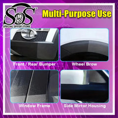 Trim & Plastic Restorer Black Paint 50 gm  (Pack of 1)