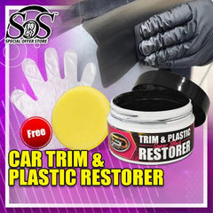 Trim & Plastic Restorer Black Paint 50 gm  (Pack of 1)